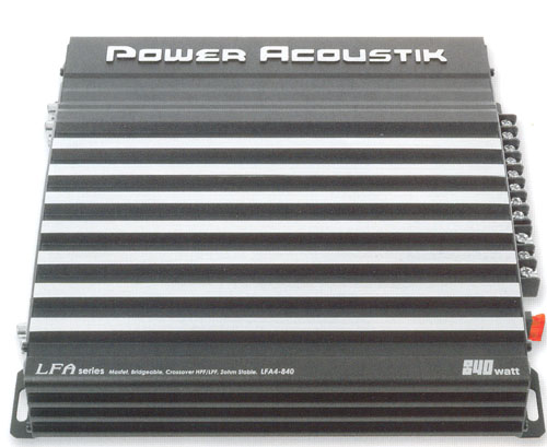 Автомобильный усилитель Power Acoustik LFA4-840