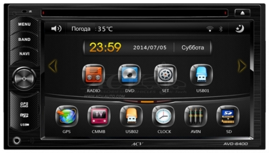 Магнитола ACV AVD-6400 Магнитола ACV AVD-6400
