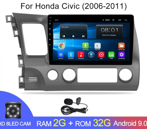 Магнитола Android 1G-16G Honda Civic 2006- Магнитола Android 1G-16G Honda Civic 2006-