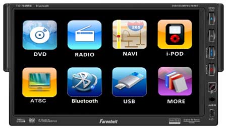Магнитола Farenheit TID-702NR Магнитола Farenheit TID-702NR