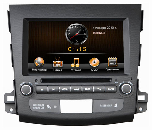 Citroen C-Crosser Магнитола INCAR CHR-6124 C Citroen C-Crosser Магнитола INCAR CHR-6124 C