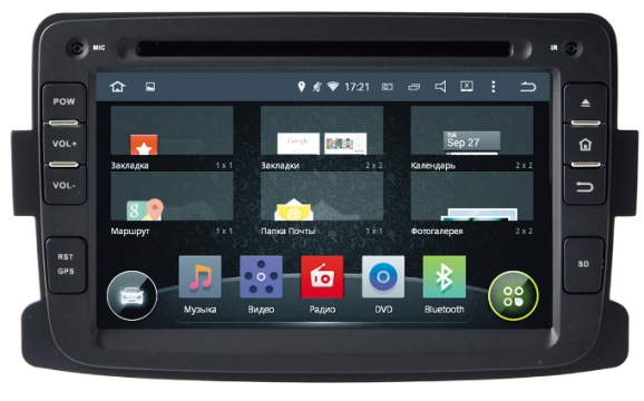 Магнитола INCAR AHR-1484 Renault Duster Магнитола INCAR AHR-1484 Renault Duster