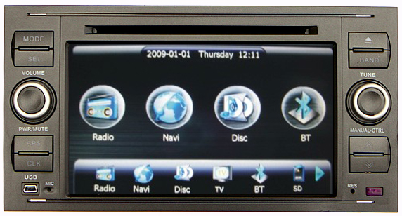 Ford Focus 2, C-Max, Fusion Магнитола Intro CHR-3312 Ford Focus 2, C-Max, Fusion Магнитола Intro CHR-3312