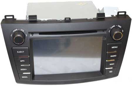 Штатная автомагнитола на Магнитола Motevo Mazda 3 (03-09) Штатная автомагнитола на Магнитола Motevo Mazda 3 (03-09)