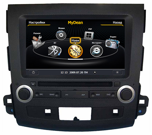 Магнитола MyDean 1056 (Mitsubishi Outlander XL) Магнитола MyDean 1056 (Mitsubishi Outlander XL)