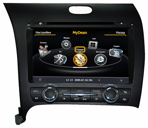 Магнитола MyDean 1226 (KIA Cerato 2013-) Магнитола MyDean 1226 (KIA Cerato 2013-)