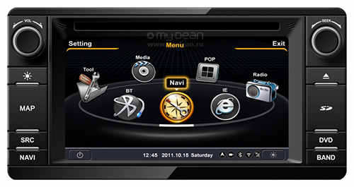 Магнитола MyDean 1230 (Mitsubishi Lancer X 2013-, Outlander 2012-, ASX 2013-) Магнитола MyDean 1230 (Mitsubishi Lancer X 2013-, Outlander 2012-, ASX 2013-)