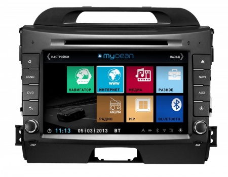 Магнитола MyDean 3325 KIA Sportage (2010-) Магнитола MyDean 3325 KIA Sportage (2010-)