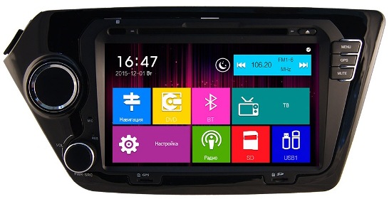 Магнитола MyDean 2906 Kia Rio (2011-) Магнитола MyDean 2906 Kia Rio (2011-)