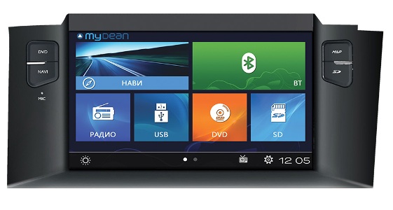 Магнитола MyDean 2241 Citroen C4 (2011-) Магнитола MyDean 2241 Citroen C4 (2011-)