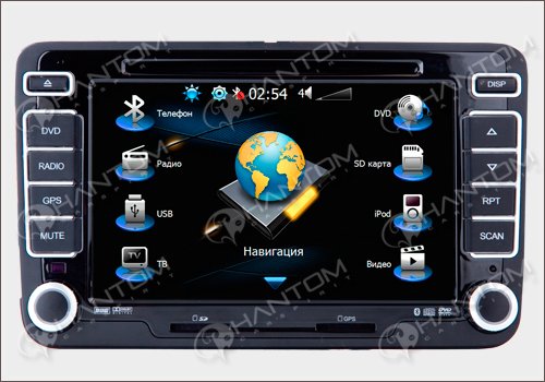 Магнитола Phantom DVM-1821G i5 (VW Polo sedan) Магнитола Phantom DVM-1821G i5 (VW Polo sedan)