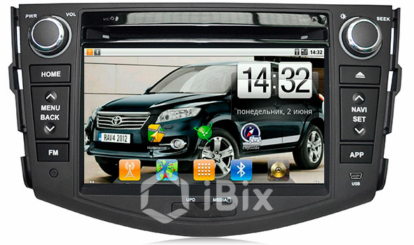 Магнитола iBix Toyota RAV4 III Магнитола iBix Toyota RAV4 III