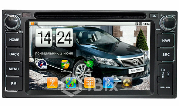 Магнитола iBix Toyota Universal Магнитола iBix Toyota Universal