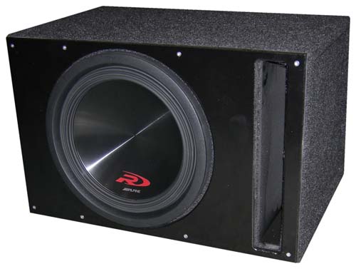 Автомобильный сабвуфер Alpine SWR-12D4 vented box Автомобильный сабвуфер Alpine SWR-12D4 vented box